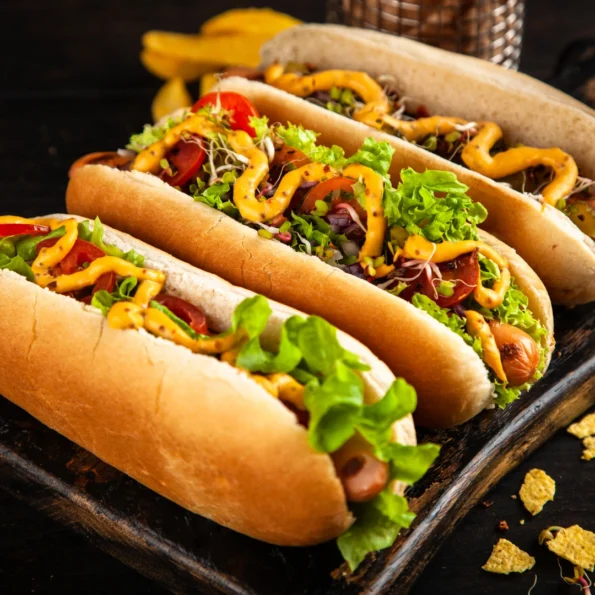 CHILLI PANEER HOTDOG